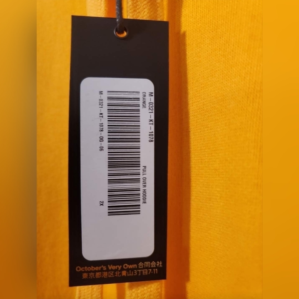 OVO - Orange "Knockout" Hoodie - Sz XXL - Picture 6 of 7